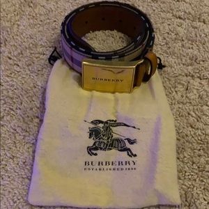 Men’s Burberry belt